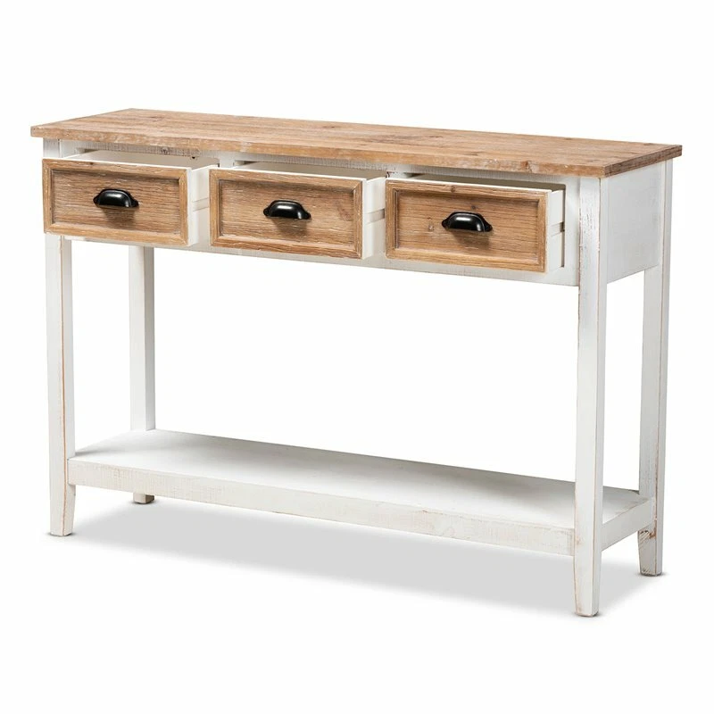 Baxton studio console table deals