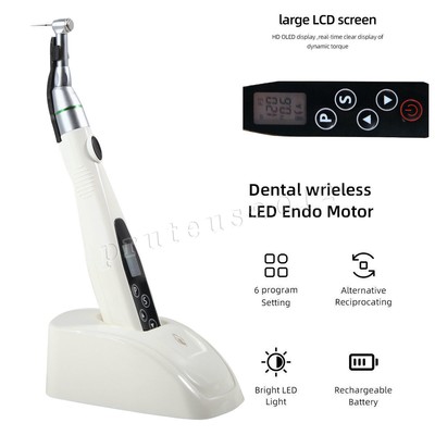 Dental Wireless LED Endo motor Root canal Treatment with contra angle 16:1 CA