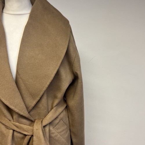 & Other Stories Coat Size Small Camel Brown Oversized Shawl Collar NEW RRP £175 - Picture 3 of 10