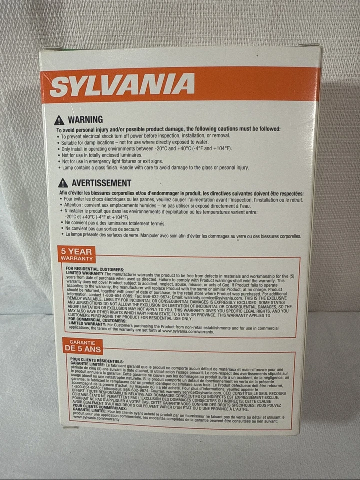Sylvania 50W using 6W Ultra LED PAR16 GU10 Base Flood White Dimmable Light Bulb - Image 4 of 4