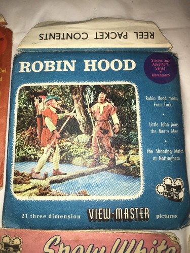 Vintage Bakelite 3D View-Master Model E Viewer Boxed With 3D Reels Snow White Et - Picture 8 of 12