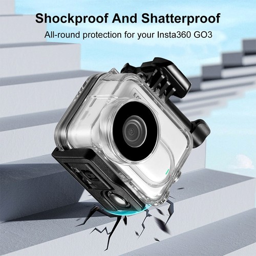 Unterwasser Wasserdicht Gehäuse Case Cover Zubehör Kit für Insta360 GO 3/GO 3s - Bild 42 von 46