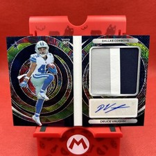 Deuce Vaughn 2023 Panini Spectra RC Optics Patch AUTO #8 Meta 14/15 COWBOYS