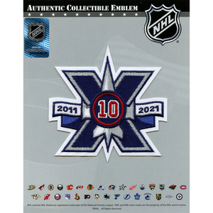 21 Winnipeg Jets 10th Anniversary Season Logo Jersey Patch Ebay
