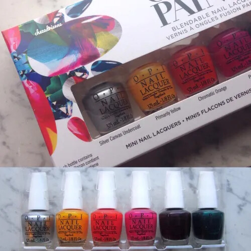 New OPI Nail Lacquer polish Mini Set Color Paints 6 x 3.75ml/ 0.125oz - Picture 1 of 2