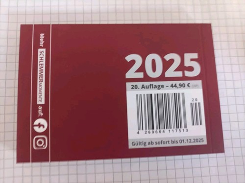 Schlemmerblock Gutscheinbuch Main-Tauber-Kreis 2024/2025 gültig bis 01/12/2025 - Bild 2 von 2
