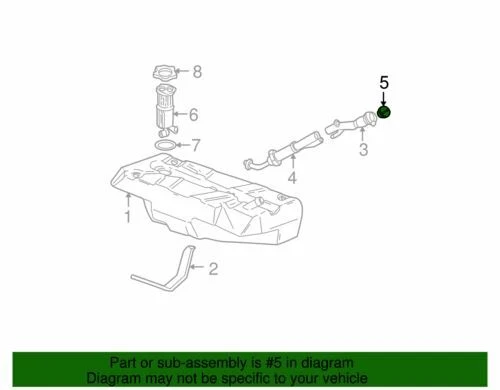 Genuine GM 1985-1997 Chevrolet Buick Oldsmobile GMC Fuel Tank Cap Kit 25060147 - Image 2 of 2