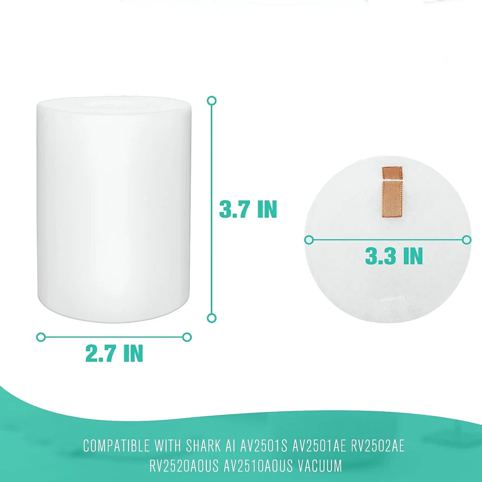 Kit de piezas para robot aspirador Shark AI AV2501AE AV2501S RV2502AE RV2520AOUS Foto 3 de 4