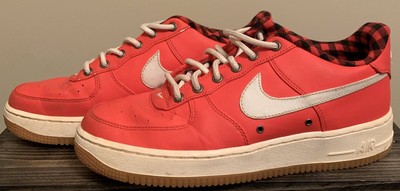 red plaid air force 1