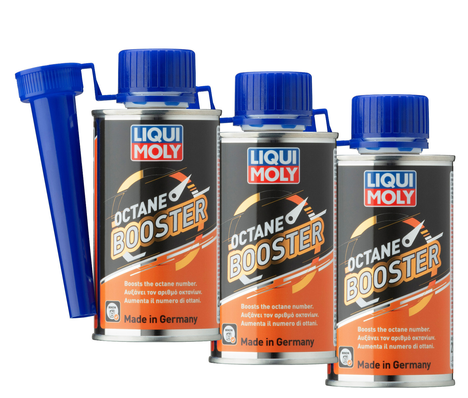 LIQUI MOLY OCTANE BOOSTER PETROL FUEL ADDITIVE 200ML 21616 3UNITS