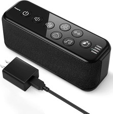 White Noise Machine for Adults, Rechargeable Sound Machine for Sleeping with Hea