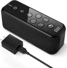 White Noise Machine for Adults, Rechargeable Sound Machine for Sleeping with Hea