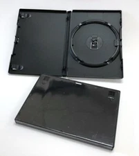 Standard Black Single DVD Case - 10 Pack