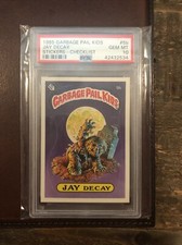 1985 Topps Garbage Pail Kids GPK Stickers #5b Jay Decay - Checklist PSA 10