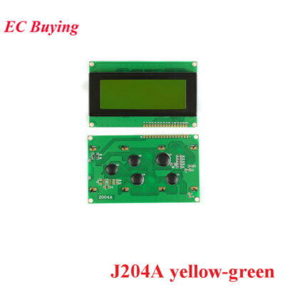 Serial I2C/TWI 2004A J204A 20x4 Character LCD Display Module Yellow-Green/ Blue