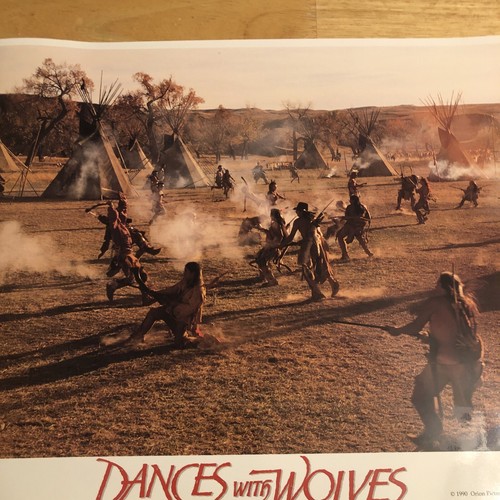 DANCES WITH WOLVES 6 Pieces Lithograph Set 11x14 - Imagen 6 de 6