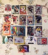 HOCKEY SUPERSTAR &/HALL OF FAME INSERT/PARALLEL LOT (20) JAGR, YZERMAN ETC.     