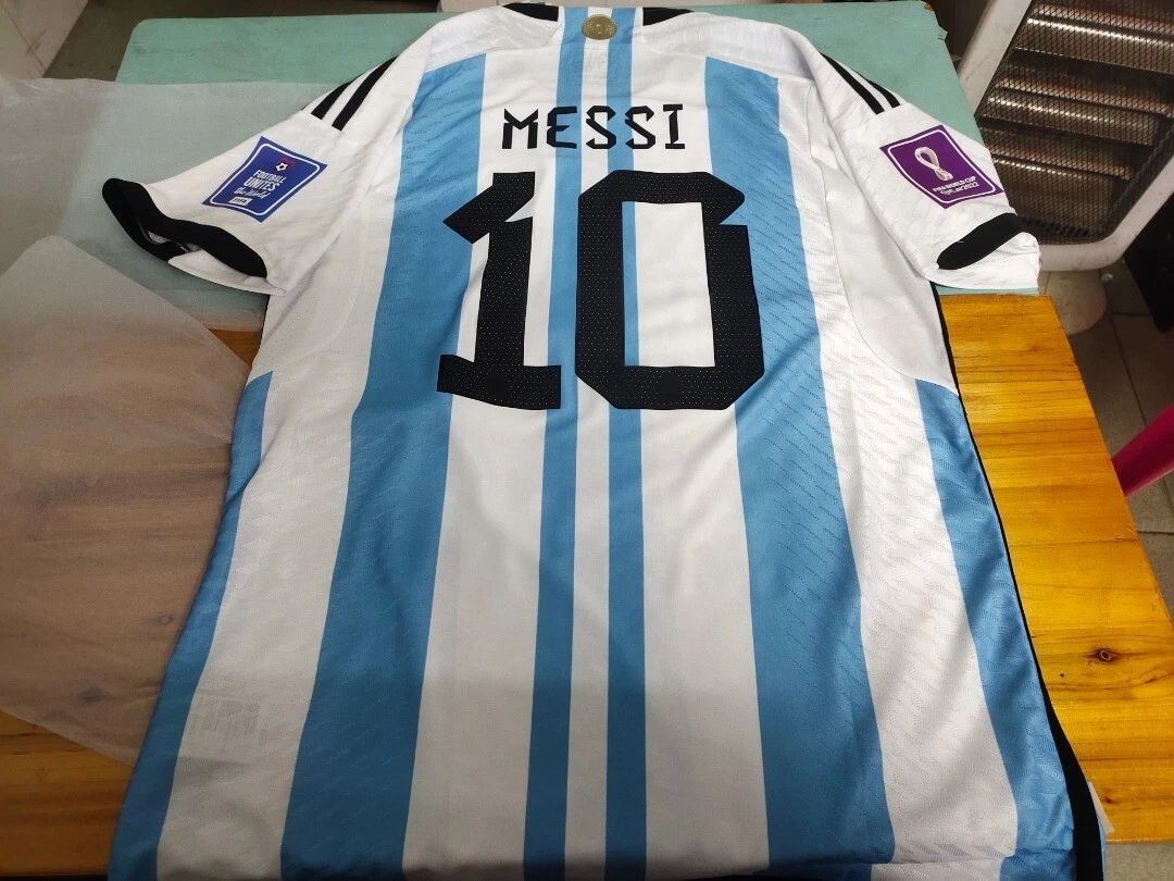 Argentina Soccer Jersey Three Stars Jersey Champion Edition Away