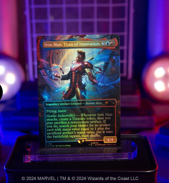 Iron Man | ✨ FOIL ✨ MtG Secret Lair x Marvel. IN HAND! | eBay UK