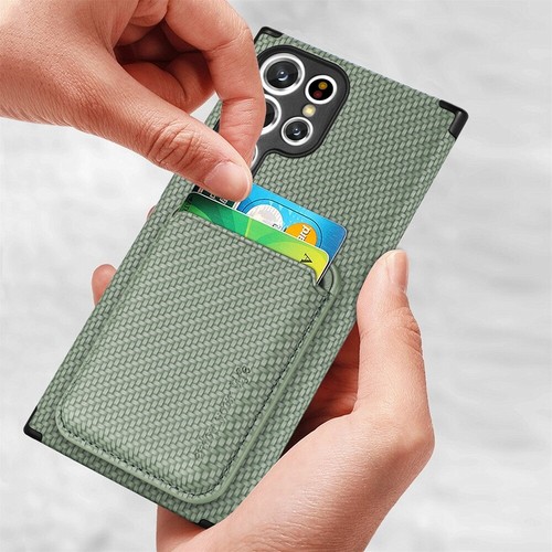 For Samsung Galaxy S23 S22 S21 Ultra A54 MagSafe Case Magnetic Wallet Card Cover - Photo 38 sur 60