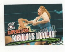 2001 FLEER WWF WRESTLEMANIA WRESTLING SUPERSTARS FABULOUS MOOLAH #34