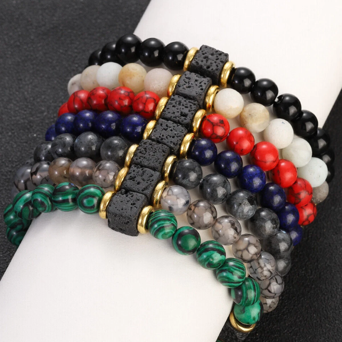 Handmade cheap stone bracelets