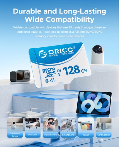 ORICO 20PCS 32GB Micro SD Card TF Memory Card for Camera/Drone/Dash - Picture 3 of 7