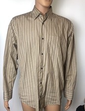 Men's Banana Republic Multicolor Striped Button up Dress shirt size M