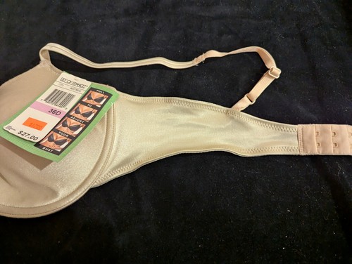 Vintage Lily Of France Beige 36D Adjustable Push Up Bra Padded - Picture 7 of 9