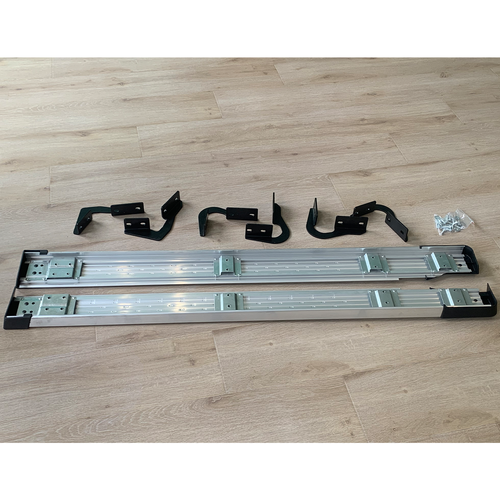 Fits for Land Cruiser Prado LC76 Running Board Nerf Bar Side Step W/Brackets - Picture 8 of 10