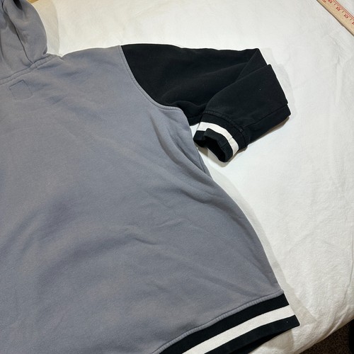FULL TILT Hoodie Mens L Blue Black Fleece Lined Embroidered Long Sleeve Full Zip - Picture 21 of 21