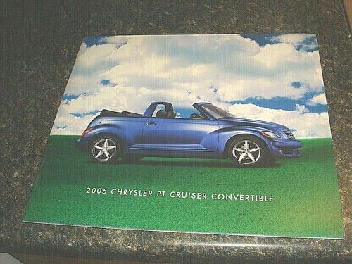 2005 Chrysler GT Touring Edition PT Cruiser Convertible Dealer Sales Brochure - Picture 1 of 3