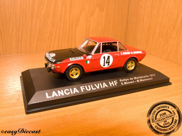 LANCIA FULVIA HF 1:43 MONTECARLO 1972 S.MUNARI #14 MINT | eBay