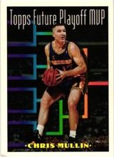 1994 Topps Future Playoff MVP Card #209 Chris Mullin Golden State Warriors NBA