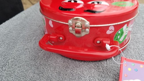 VTG 2003 M&M's 6" Red Valentines Metal Lunch Box/Tin New - Picture 14 of 18