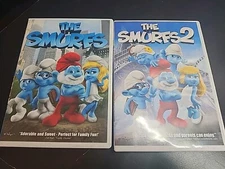 Used DVD The Smurfs (2011) and Smurfs 2 (2013)