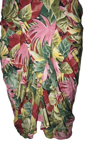 Vtg 1980's Wiggle hourglass fitted Dress Pin up Bombshell w/Belt Statement Party - Picture 20 of 22