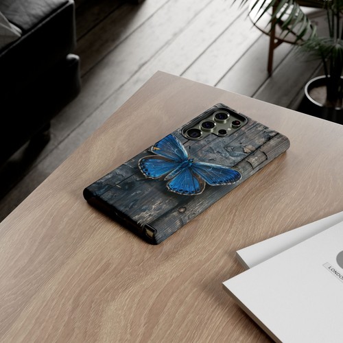 For iPhone | Samsung Galaxy | Pixel Phone Case - Blue Butterfly - 第 172/254 張圖片