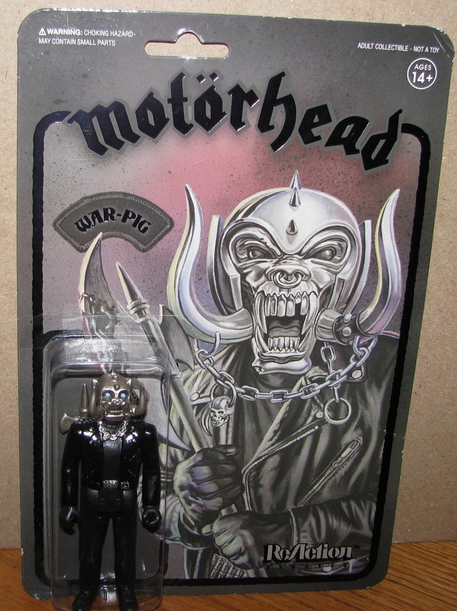ReAction Motorhead WARPIG (BLACK METAL VERSION) Action Figure 3.75