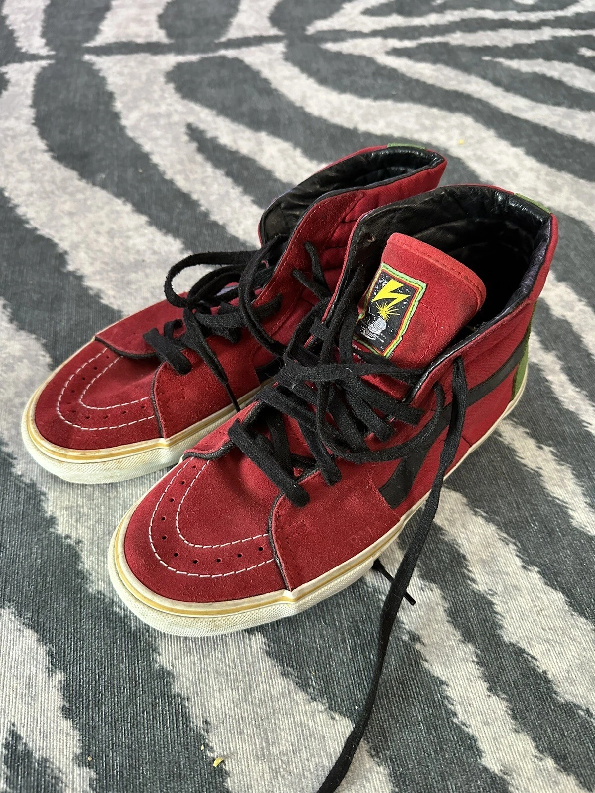 VANS Sk8 Hi x Supreme Bad Brains   VN0FWQ2W7 Taille Homme 8,5 États Unis