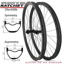 Set ruote carbonio bici mtb 29er 27.5er 35mm*25mm tubeless simmetria asimmetria