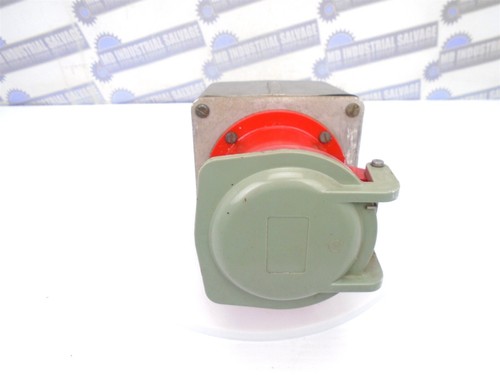 HUBBELL - 360R7 & BB601W - PIN & SLEEVE & ANGLE BACK BOX - 60A, 2P/3W 480V - Picture 2 of 13