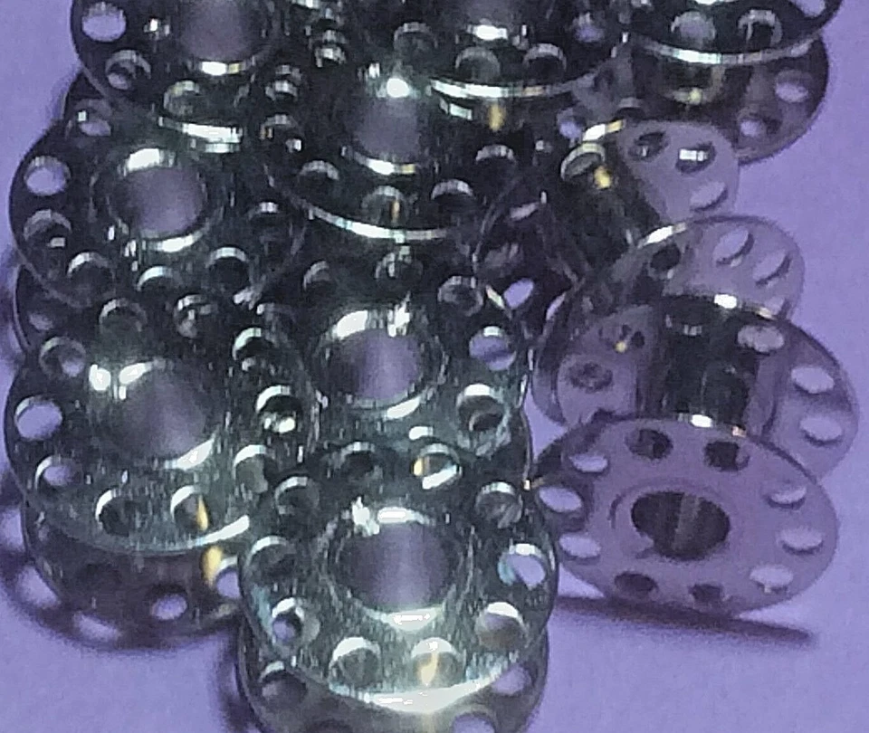 Metal Bobbins That Fit Necchi Sewing Machine for Many Older Models and Makes - Image 3 of 3