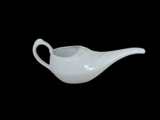 Vintage white porcelain invalid infant feeder