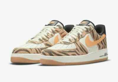 Nike Air Force 1  07 PRM Coconut Milk/Atomic Orange DJ6192-100 Men s Size 10