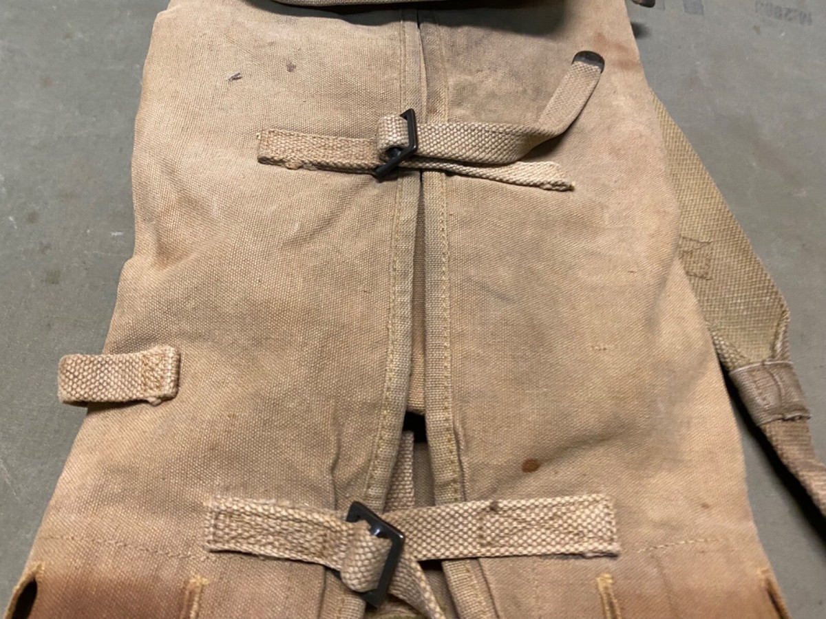 ORIGINAL WWI US ARMY M1910 HAVERSACK & MESS KIT POUCH COMBAT