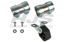 Montagesatz Abgasrohr HJS 82 11 9259 Mittelschalldämpfer für VW POLO 5 6R1 6C1 4