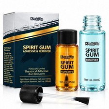 15ml Spirit Gum Skin Adhesive 30ml Gum Remover with Brush Cap