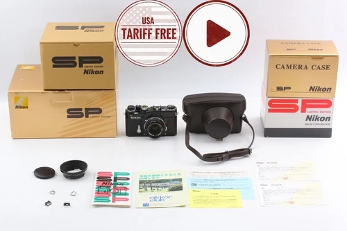 [Unused All in Box] Nikon SP Black Limited Edition + 35mm f/1.8 Lens From JAPAN