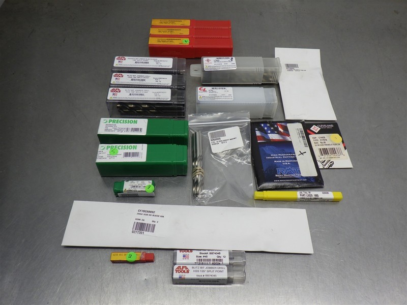 Lot of Assorted NEW! HSS Drills Various Brands/Styles/Sizes (AS Shown) 